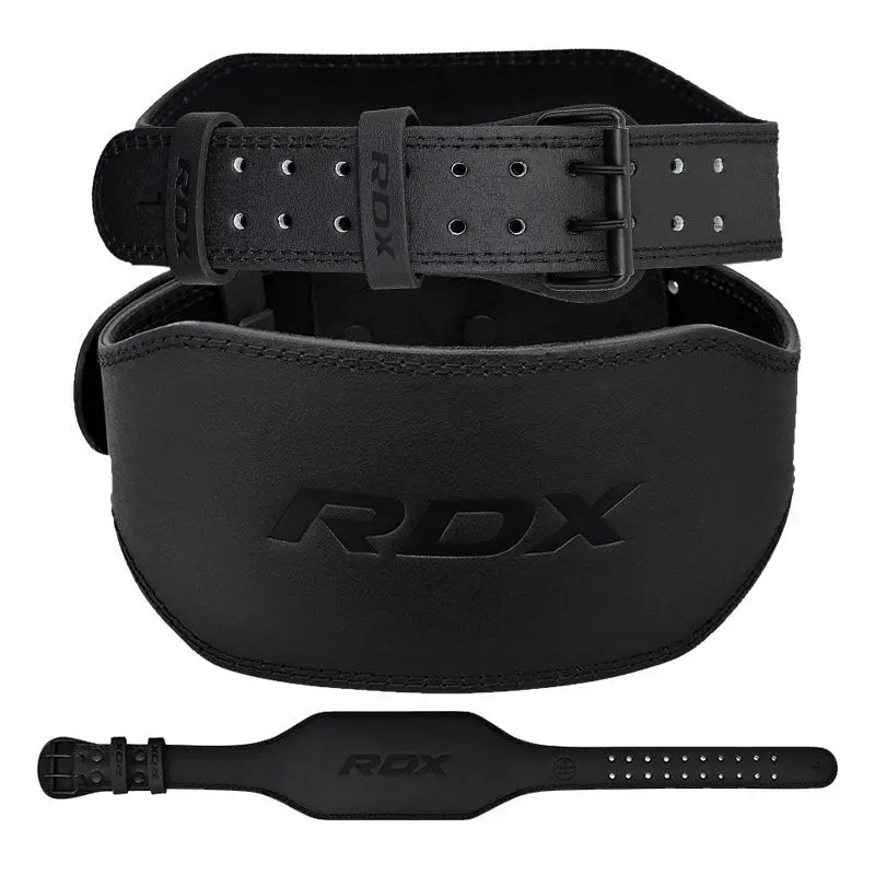 Ceinture d'haltérophilie en cuire RDX 6"