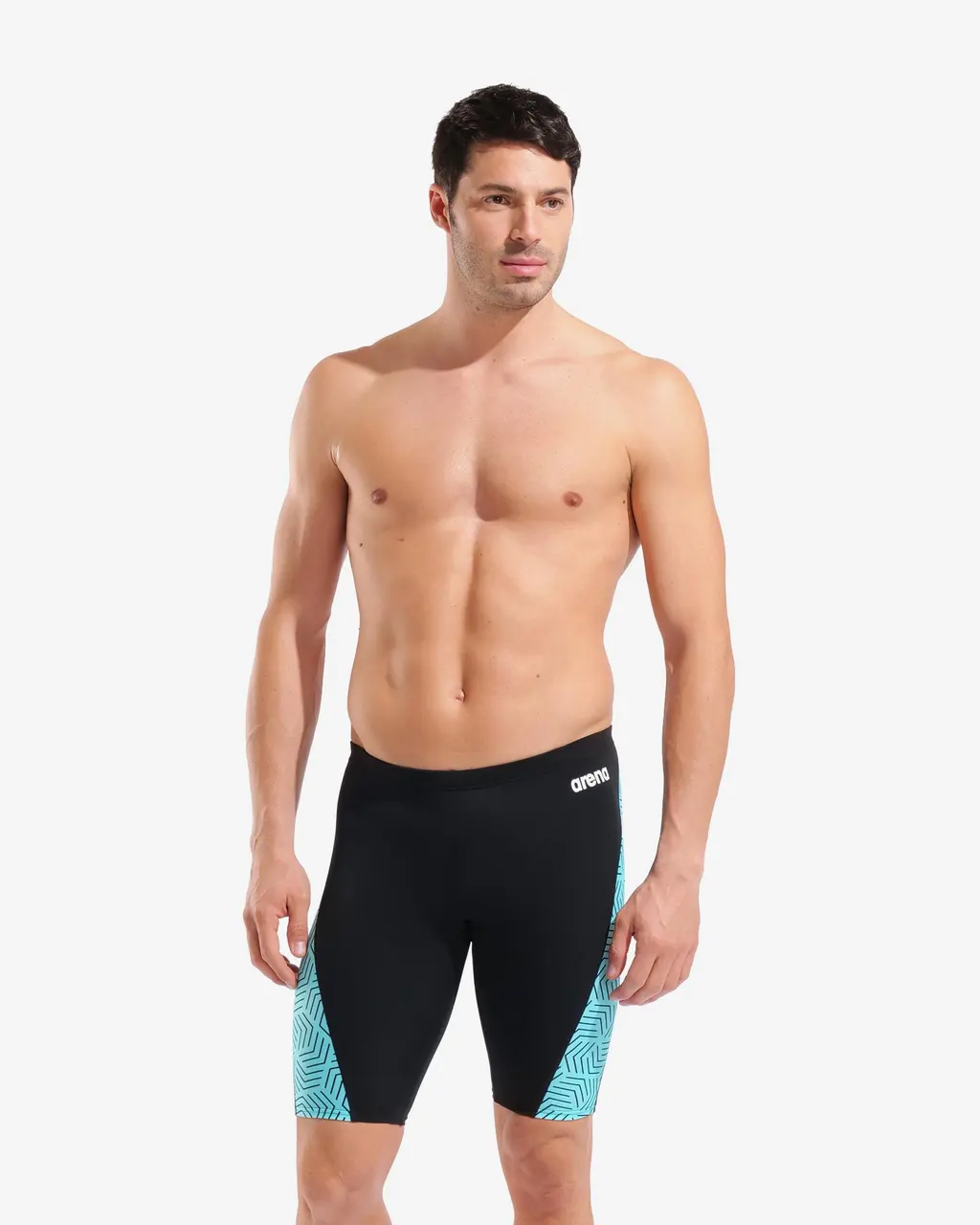 Maillot de bain Arena Performance Water Maze Jammer noir bleu turquoise - 85