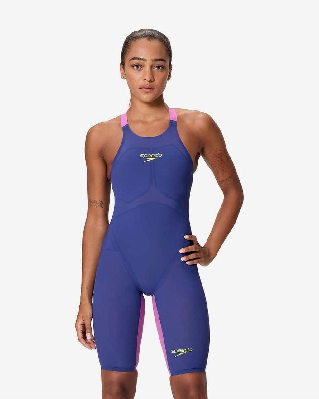 Maillot de bain Speedo Fastskin LZR Pure Valor 2.0 Openback violet rose femme - 30
