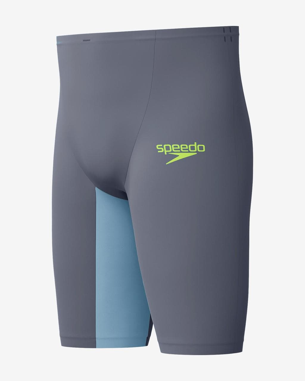 Maillot de bain Speedo Fastskin LZR Pure Valor 2.0 High Waist Jammer gris bleu jaune - 20