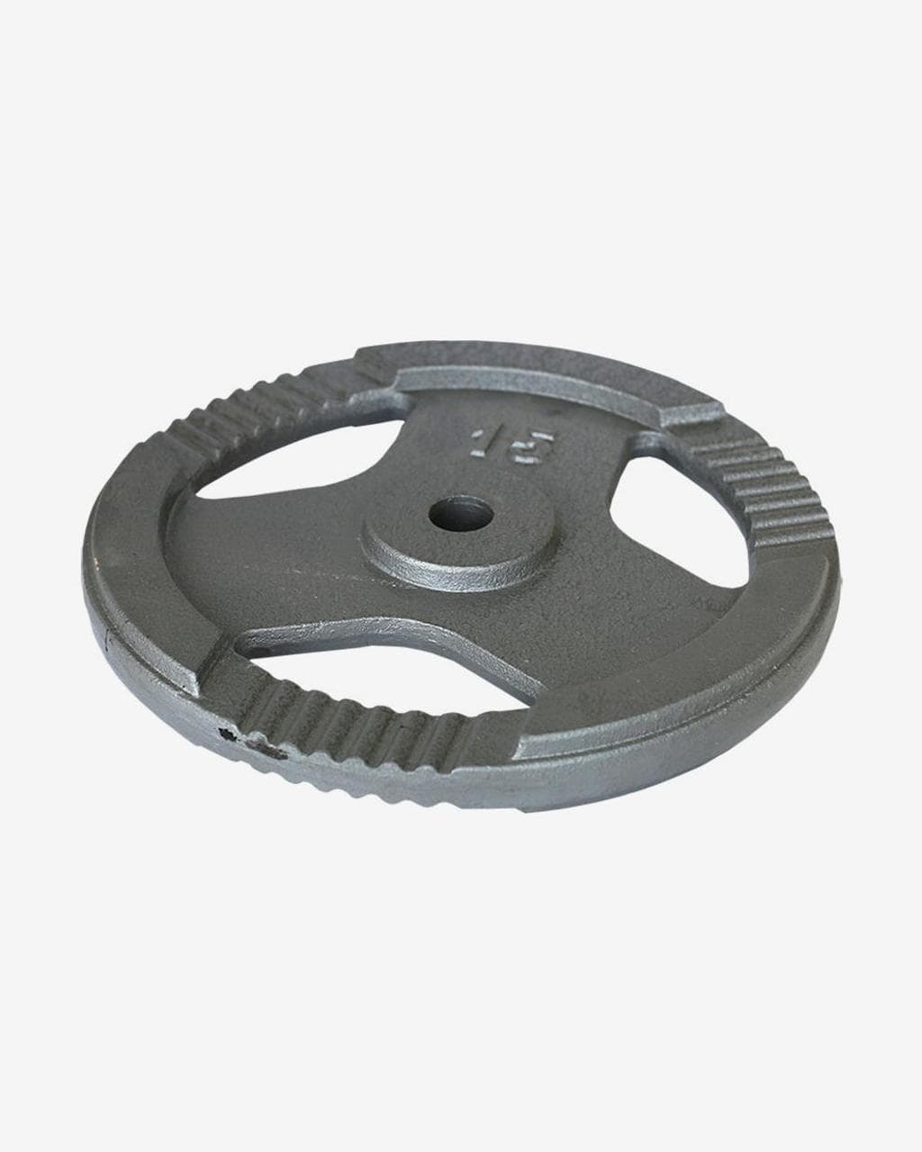 Disque en fer avec poignée Softee 15 kg Gris