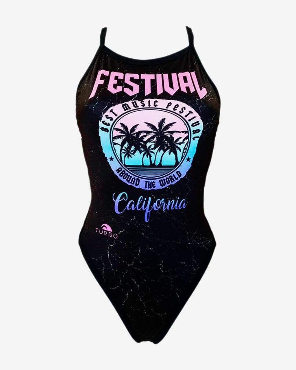 Maillot de bain Turbo Cali Festival noir femme - S